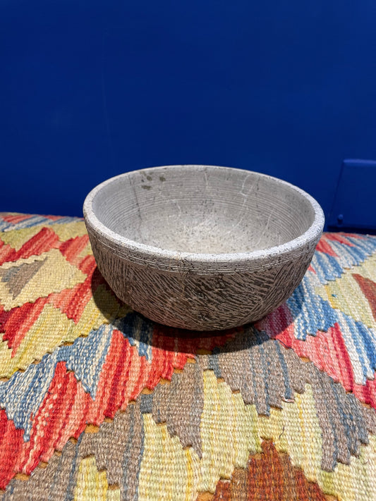 Gandhara Limestone Bowl