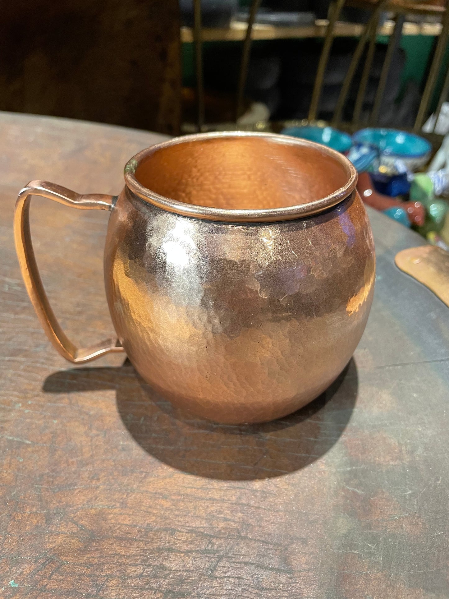 Copper Hand-Hammered Mug