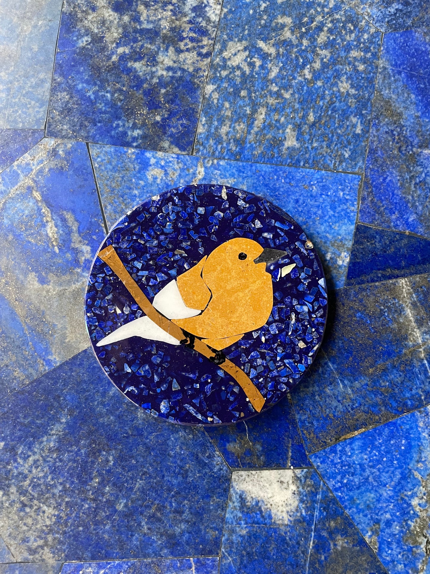 Lapis Lazuli Inlay Coaster