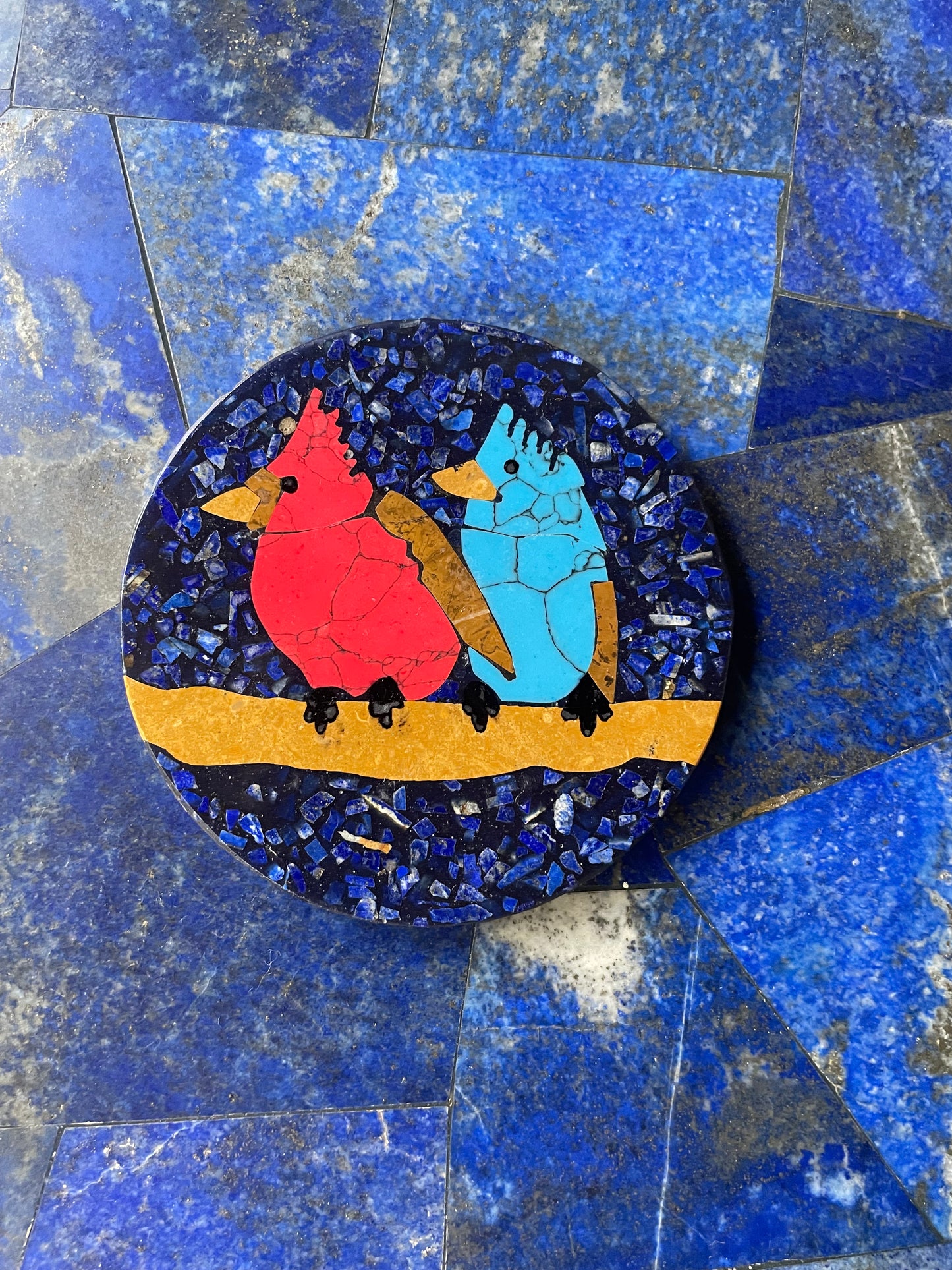 Lapis Lazuli Inlay Coaster