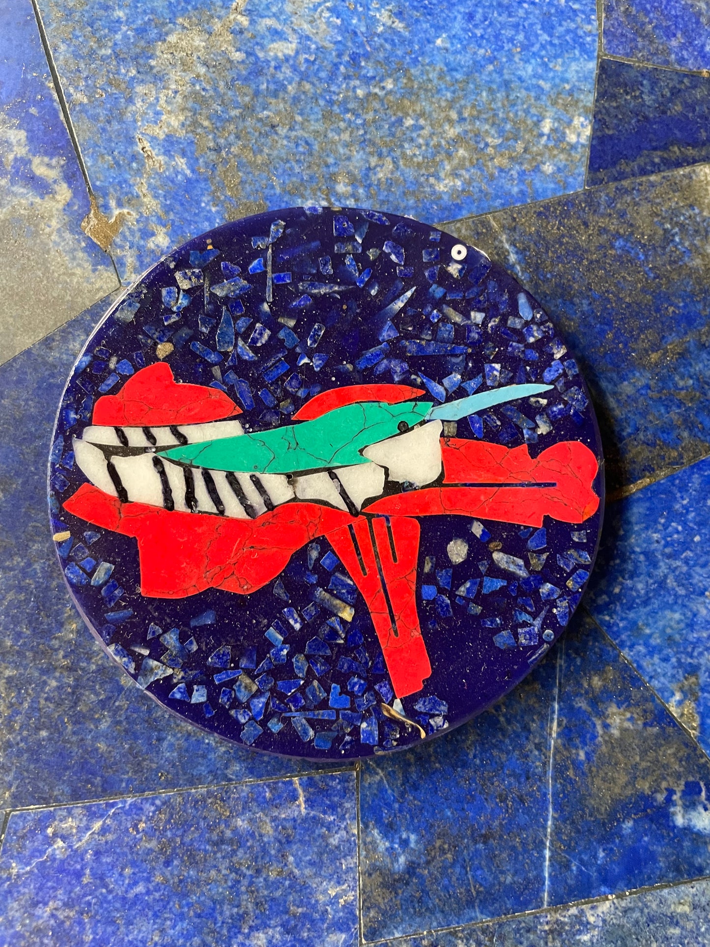 Lapis Lazuli Inlay Coaster