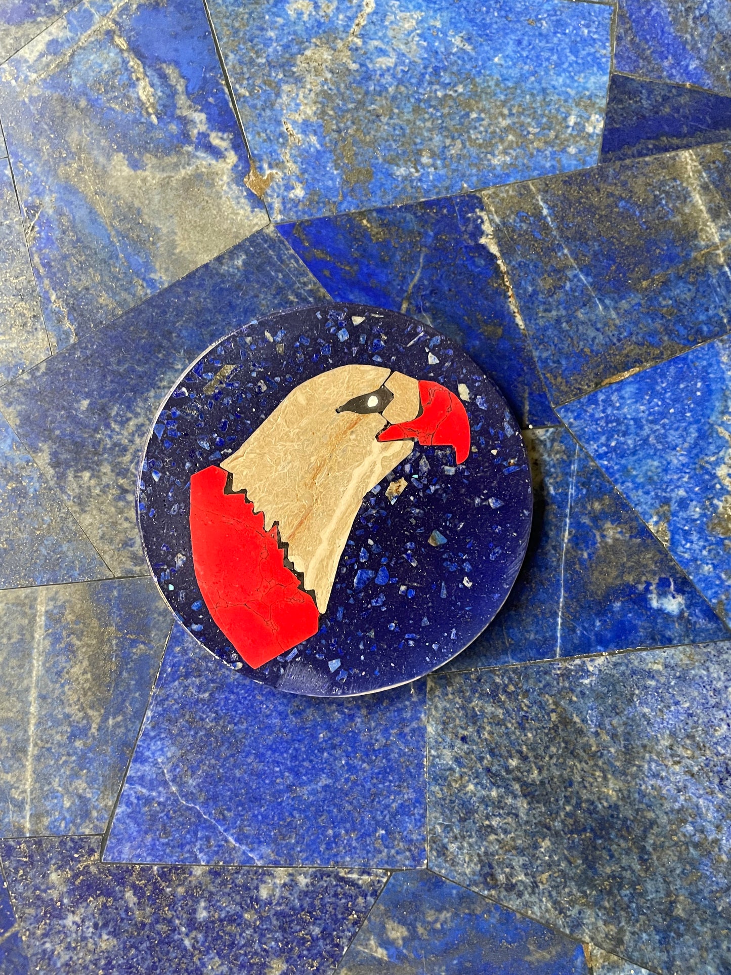 Lapis Lazuli Inlay Coaster