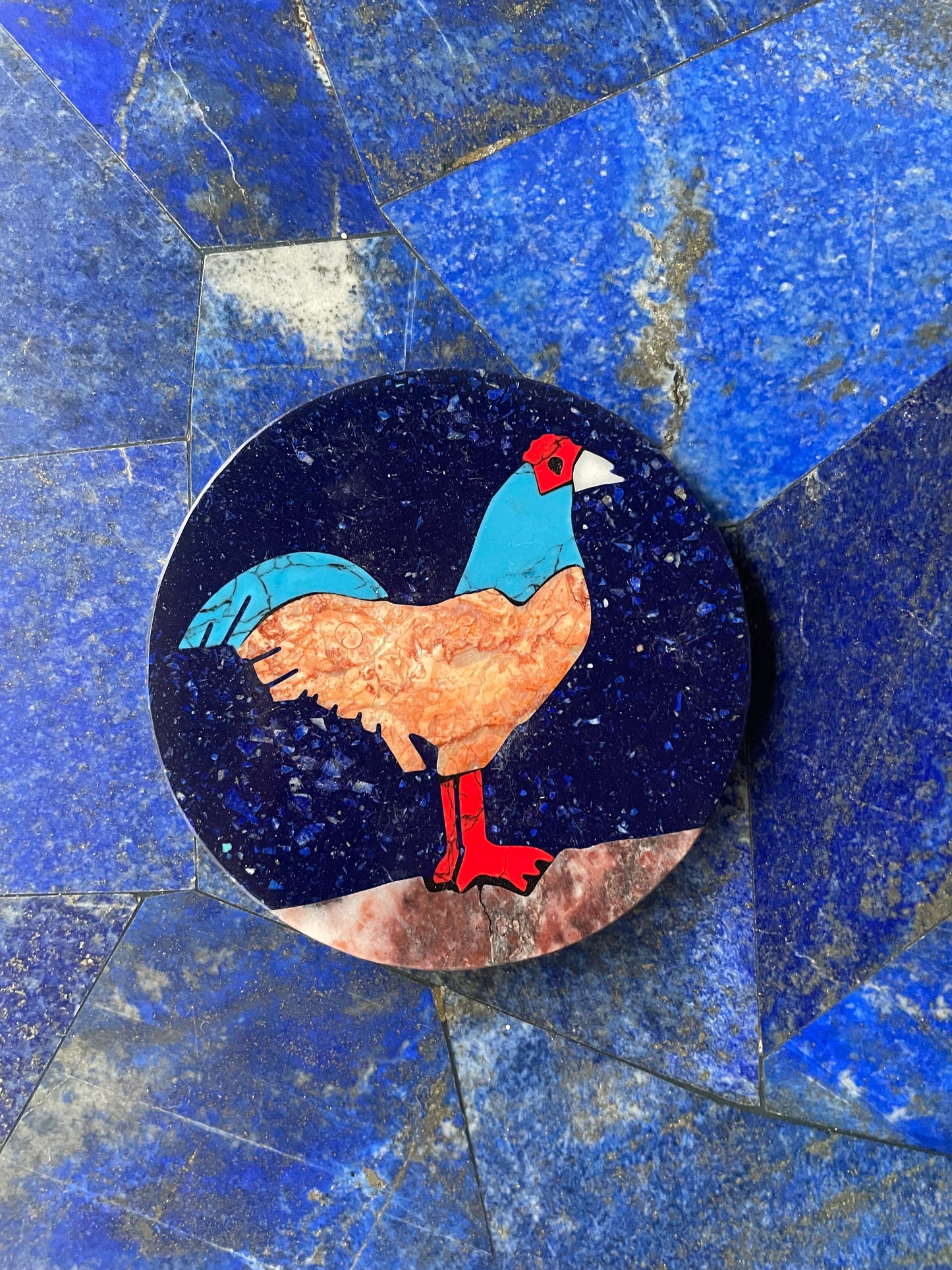 Lapis Lazuli Inlay Coaster