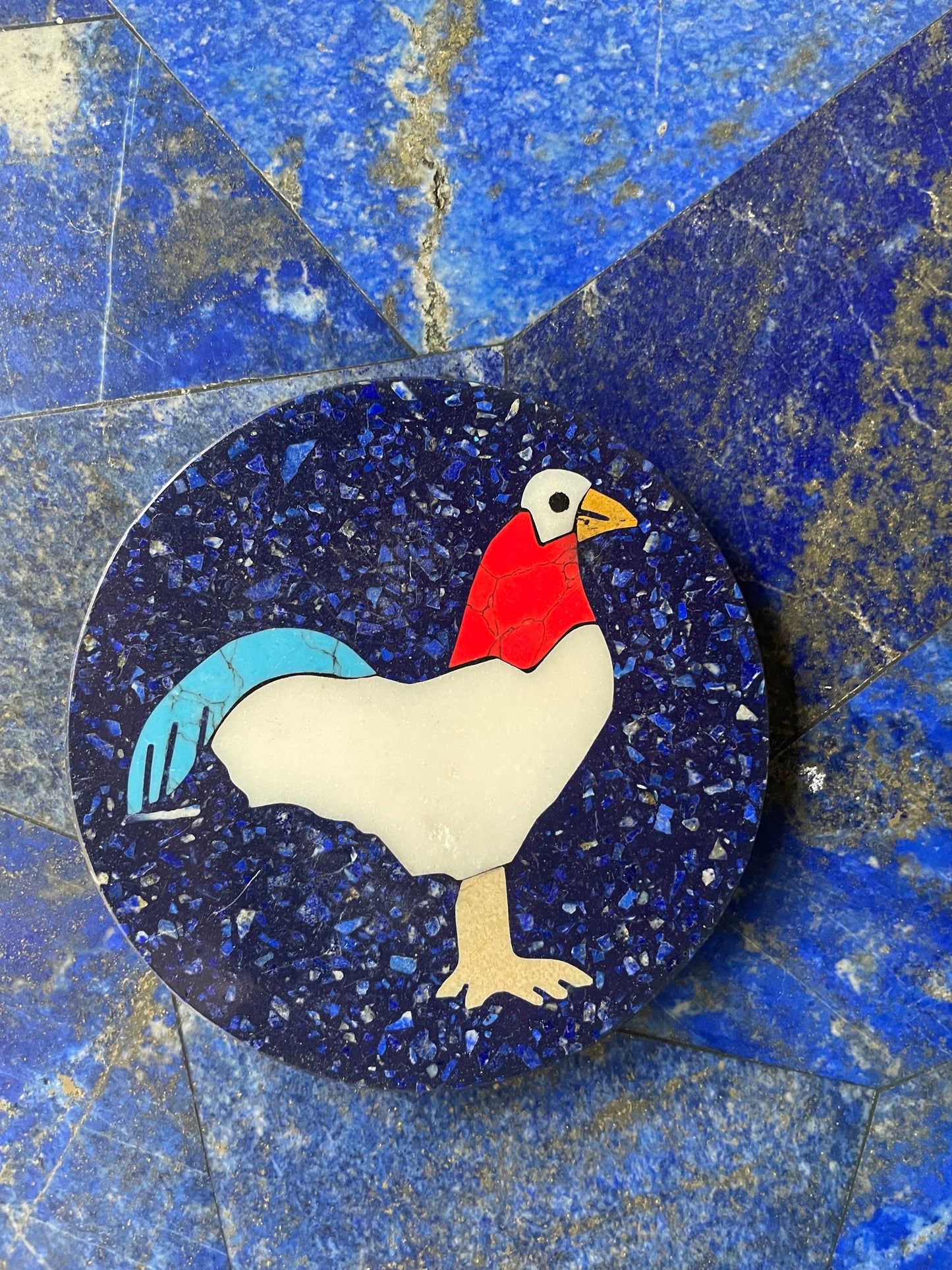 Lapis Lazuli Inlay Coaster