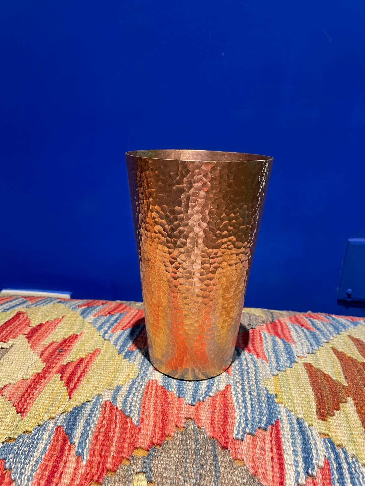 Copper Hand-Hammered Glass