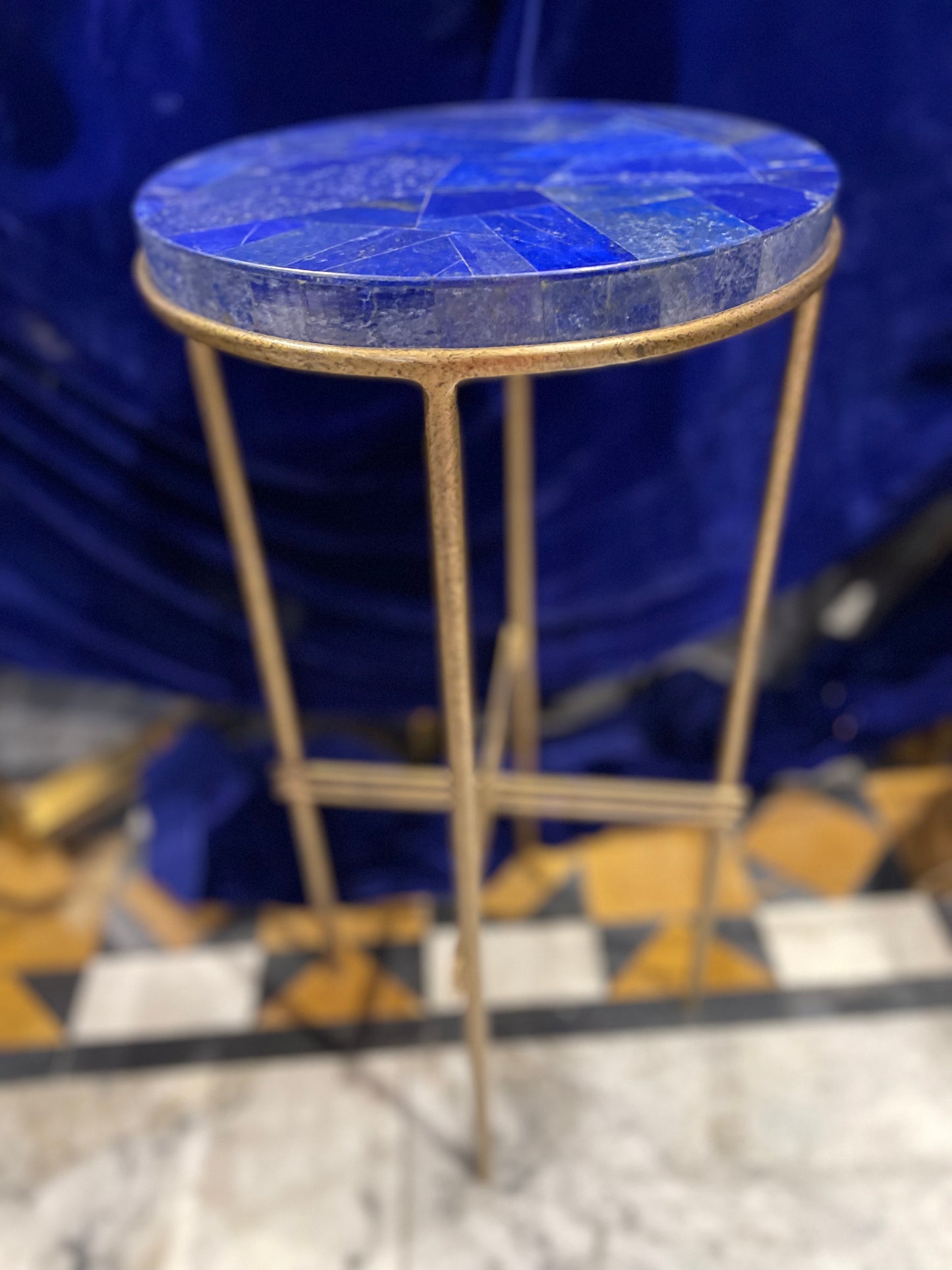 Lapis Lazuli Occasional Table