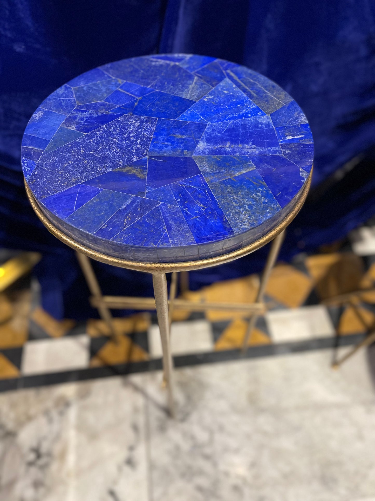 Lapis Lazuli Occasional Table