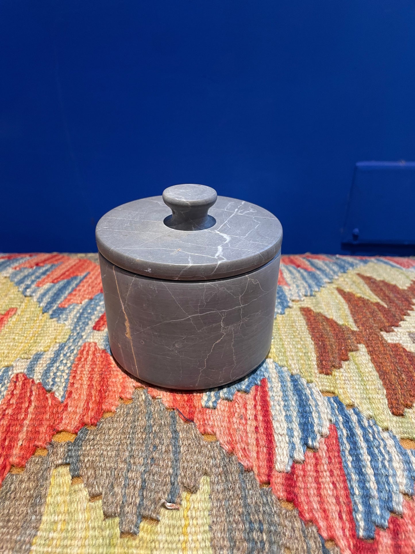 Gandhara Limestone Canister